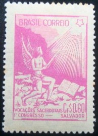 Selo postal comemorativo do Brasil de 1949 - C 247 M