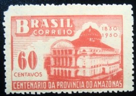 Selo postal comemorativo do Brasil de 1950 - C 257 M