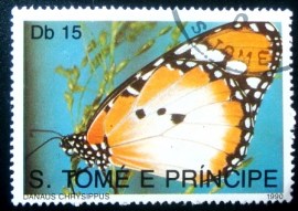 Selo postal de São Tomé e Príncipe de 1990 African Monarch
