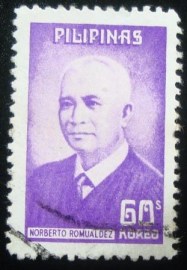 Selo postal das Filipinas de 1975 Norberto Romualdez