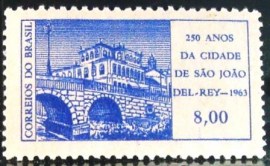 Selo postal Comemorativo do Brasil de 1963 - C 503 M