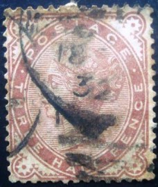 Selo postal do Reino Unido de 1880 Queen Victoria 1½d - 80 U
