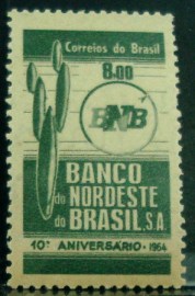 Selo postal Comemorativo do Brasil de 1964 - C 506 M