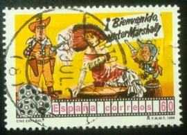 Selo postal da Espanha de 1996 Bienvenido Mr. Marshal