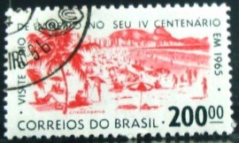 Selo Comemorativo do Brasil de 1964 - C 517 M1D