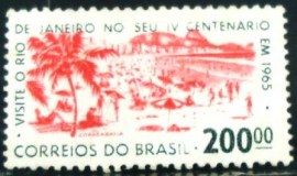 Selo Comemorativo do Brasil de 1964 - C 517 N