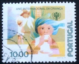 Selo postal de Portugal de 1979 Child in nursery school - 1445 U