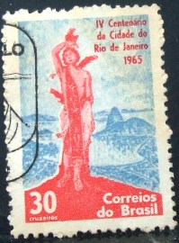 Selo postal Comemorativo do Brasil de 1964