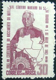 Selo postal Comemorativo do Brasil de 1965 - C 526 N