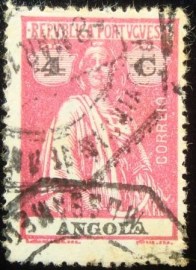 Selo postal de Angola de 1922 Ceres 5