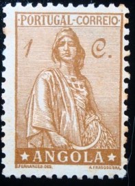 Selo postal de Angola de 1932 Ceres New Type 1