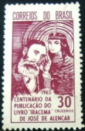 Selo postal Comemorativo do Brasil de 1965 - C 531 N