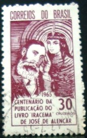 Selo postal Comemorativo do Brasil de 1965 - C 531 U