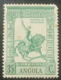 Selo postal de Angola de 1938 Mousinho de Albuquerque 35