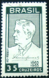 Selo postal do Brasil de 1965 Leôncio Correia - C 536 N