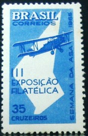 Selo postal Comemorativo do Brasil de 1965 C 540