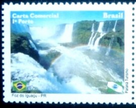 Selo postal Personalizado do Brasil de 2010 Foz do Iguaçu