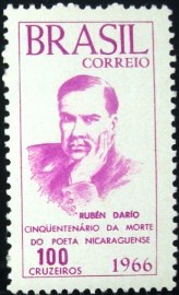 Selo Comemorativo do Brasil de 1966 - C 554 N