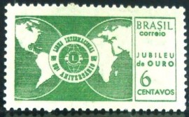 Selo Comemorativo do Brasil de 1967 - C 568 N