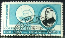 Selo postal do Brasil de 1968 Orlando Rangel  - C 589 M1D