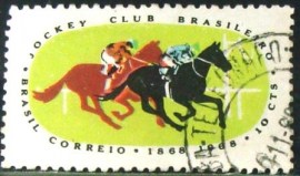 Selo Postal Comemorativo do Brasil de 1968 - C 600 U
