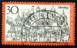 Selo postal da Alemanha de 1971 Nuremberg