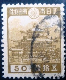 Selo postal Japão 1939 Kinkakuji