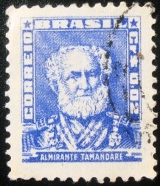 Selo postal do Brasil de 1954 Almirante Tamandaré 2