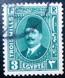 Selo postal do Egito de 1931 King Fuad I 3
