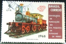 Selo Postal Comemorativo do Brasil de 1968 - C 622 U