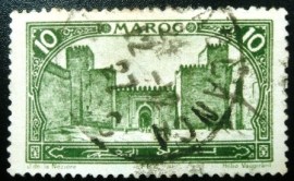 Selo postal do Marrocos de 1923 Mosque of the Andalusians