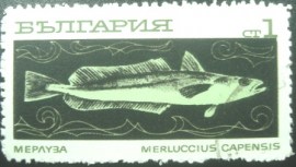 Selo postal da Bulgária de 1969 South African Hake