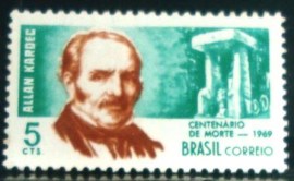 Selo Postal Comemorativo do Brasil de 1969 - C 631 N