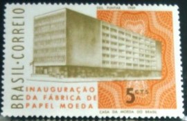 Selo Postal Comemorativo do Brasil de 1969 - C 633 N