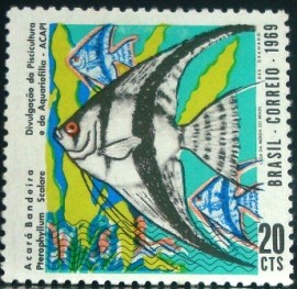 Selo Postal Comemorativo do Brasil de 1969 - C 639 N