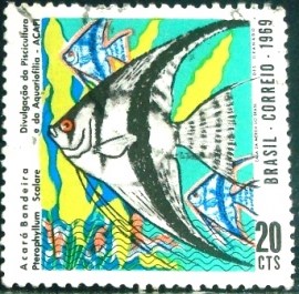 Selo Postal Comemorativo do Brasil de 1969 - C 639 U