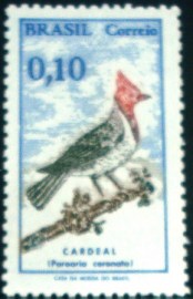 Selo Postal Comemorativo do Brasil de 1969 - C 642 N
