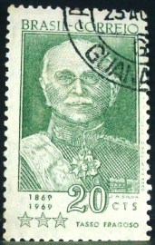 Selo Postal Comemorativo do Brasil de 1969 - C 643 M1d