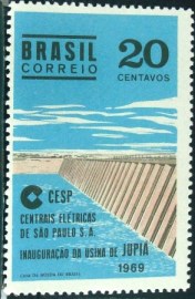 Selo Postal Comemorativo do Brasil de 1969 - C 646 M