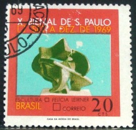 Selo Postal Comemorativo do Brasil de 1969 - C 646 M1D