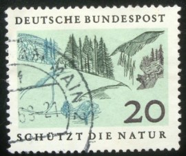 Selo postal da Alemanha de 1969 European Nature Preservation Year
