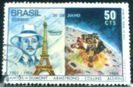 Selo Postal Comemorativo do Brasil de 1969 - C 651 U