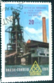 Selo Postal Comemorativo do Brasil de 1969 - C 652 MCC