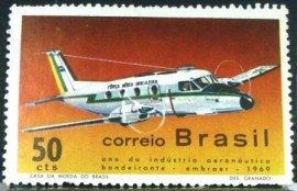 Selo Postal Comemorativo do Brasil de 1969 - C 656 M