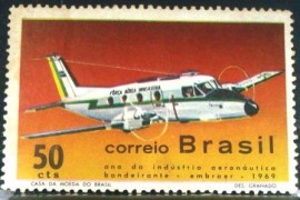 Selo Postal Comemorativo do Brasil de 1969 - C 656 N