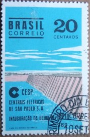 Selo Postal Comemorativo do Brasil de 1969