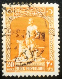 Selo postal da Turquia de 1926 London Printing Postage Stamp 20