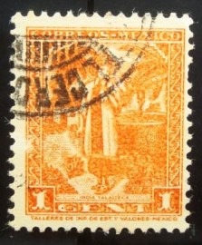 Selo postal do México de 1936 Yalalteca