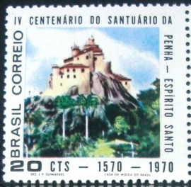 Selo postal Comemorativo do Brasil de 1970 - C 668 M
