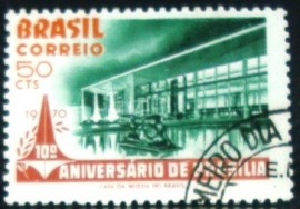Selo postal Comemorativo do Brasil de 1970 - C 670 M1D